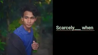 Spoken English 🥰 Use of Scarcely ----- when in bodo #english || Khwnindra Daimary ☺️