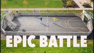 EPIC FOOTBALL BATTLE vs THEO BAKER (Wembley Cup Rematch)