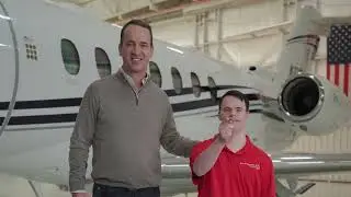 The Spirit of the Games: Special Olympics Airlift Honorary Chair Peyton Manning and athlete Andrew R