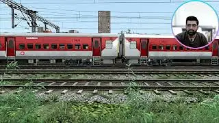 Morning Train Crossing at Village | Realistic Gameplay