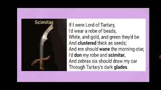 Tartary Class 6 Poem