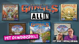 ALL IN: 👳‍♂️ RAJAS OF THE GANGES - Inka und Markus Brand - Huch - Brettspiel Überblick