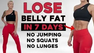 🔥Burn Belly Fat in 1 Week🔥 15-Min Standing Abs Workout🔥 No Squats, No Lunges, No Jumping🔥