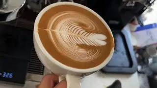 How to Pour Leaf Latte Art | Step-by-Step Tutorial🌿☕