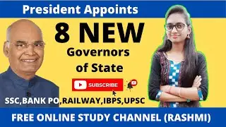 President Appoints 8 New Governors of State | New Appointments Current Affairs 2021| Adda247