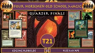 4HM Old School Magic T21 Top 8 Edging Kobolds v Kiss My Ape #oldschoolmtg #oldschoolmagic #mtg