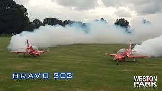 Red Arrows RC Duo Tomahawk BAE Hawk - Weston Park model air show 2021