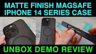 MagSafe Matte Case for iPhone 14 Series Plus Pro Max by BENKS Unbox Demo Review Black Purple Blue