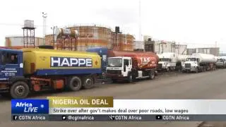 Nigerian oil tanker drivers call of strike after deal with government