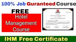Free Online Hotel Management Course with Certificate | Free Hospitality Courses Online