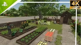FS25| Venta de Tomates Y coliflores|Gameplay 4K Full HD|(PS5)