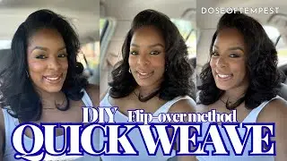 I Tried The Quick Weave Method (Easy Hair DIY)