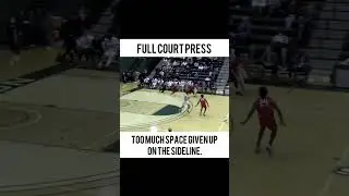 Slow Down An Offense With A Full Court Press (Basketball)