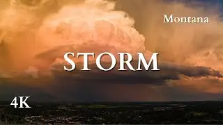 Epic Storm Clouds over Whitefish Montana