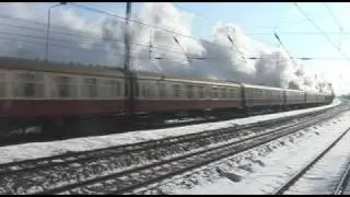 A1 60163 Tornado Talisman - Arlesey Station - 7th feb 2009