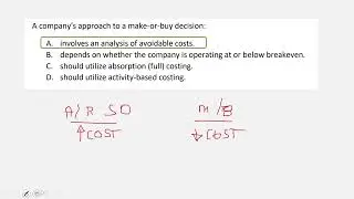 Relevant Costing Class Lecture 2 of 3