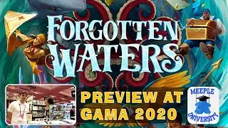 Forgotten Waters Board Game - Our First Look at GAMA 2020