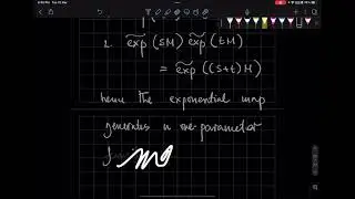 Group Theory L14V6: One Parameter Abelian Subgroup
