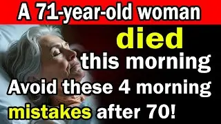 4 Morning Mistakes to Avoid After 70 for a Healthier and Longer Life - Elderly Wisdom