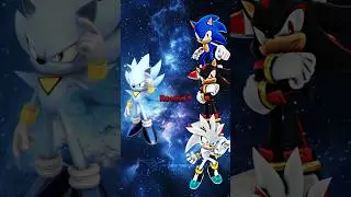 Nazo Vs Sonic, Shadow, Silver (3 Round Battle) #shorts