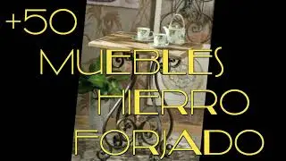 🪑🛏🛋 + 50 MUEbles DE HieRRO FOrjado PARA tu casa (muebles de hierro forjado para sala comedor cocina)