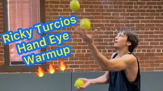 Ricky Turcios Hand Eye Juggling Warmup🔥🔥