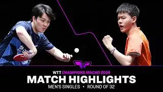 An Jaehyun vs Kao Cheng-Jui | MS R32 | WTT Champions Macao 2024