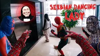5 Spider-Men Step Into the Hallway as the Serbian Dancing Lady Leads Them On (Action POV)