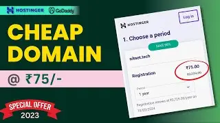 Buy cheap domain for website - domain name from hostinger
