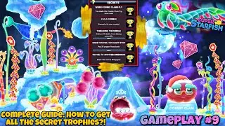 How To Earn All The Secret Trophies? | Exclusive Video | Super StarFish Tricks | Gameplay #9