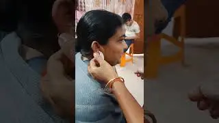 Ear lobe treatment | Mansi Beauty Parlour ✂️ | #earloberepair #viral #youtube