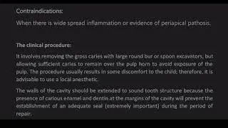 Pedodontics L4 (Part 2) & L5 (Treatment of Deep Caries & Pulp Exposure)