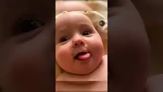 Funny Baby Sticking Out His Tongue! So Cutee!! 😝😅☺️🥰|| #shorts #baby #viral #funny #cute
