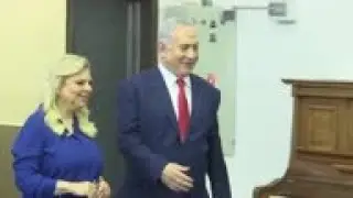 Netanyahu, Gantz vote in Israeli election