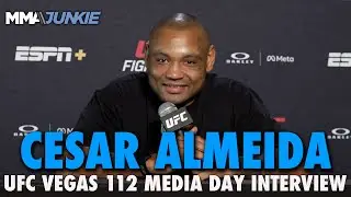 Cesar Almeida responds to cardio doubters: 'I have over 100 fights' | UFC Vegas 112