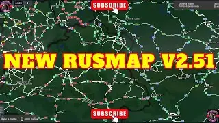 NEW RUSMAP V2.51+PROMODS 2.70 FOR EURO TRUCK SIMULATOR 2 1.50