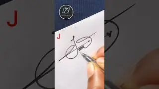 How to signature your name with J letter #signature #ideas