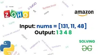 Zoho Round-2 Programming Question solving - Tamil | Python Programming | @Techtors