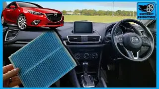 How to Replace a Mazda 3 Air Conditioning (AC) Pollen Filter (2013-2018)