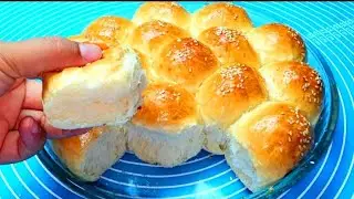 ТЕ САМЫЕ БУЛОЧКИ по 9 копеек! Мягкие как ПУХ.Очень вкусное рецепт