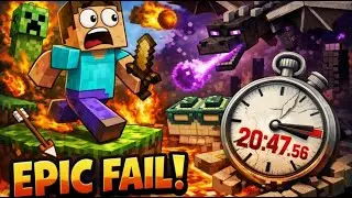 A noob tries to speed run Minecraft...