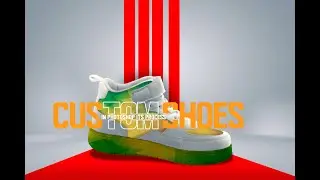 Customizing Shoe  with Photoshop A Step-by-Step Process