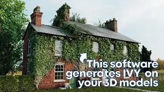 This software generates IVY on your 3D Models : Ivy Generator Made by Thomas Luft