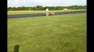 Cessna Custom  built push/pull rc plane (landing)