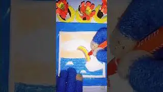 how to make rainbow with pastel colours #skills#painting#drawing##rainbow#art🌈🎨🖌️