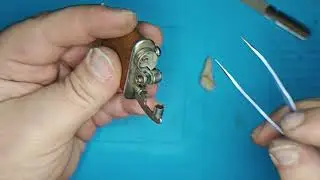 Repair and restore an old Colibri Kickstarter lighter. Tips and tricks 