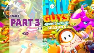 FALL GUYS SEASON 5 - Playthrough No Commentary - Part 3 [PS5]