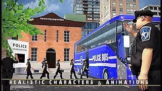 Police Bus Driving Game 3D - Level 1 to Level 3