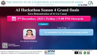AI Hackathon S4 GF UC5 &mdash; инструмент автоматизации для решения бизнес-планирования &mdash; CA. Ревати Му...