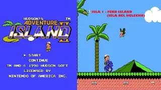 🏝️ Adventure Island II (NES) - Isla 1 (Fern Island) - Del amanecer tropical al helecho malvado 🦕